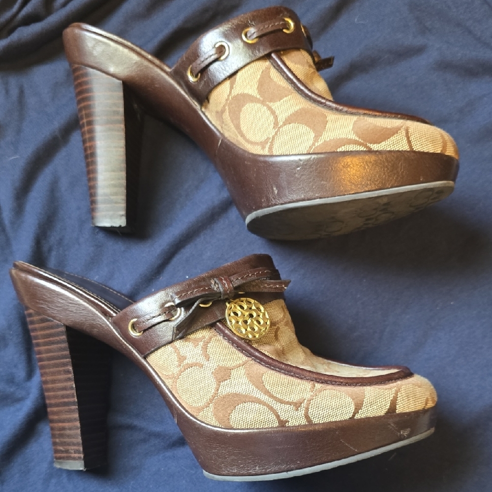 Coach Jodey Signature Mules 8-1/2B